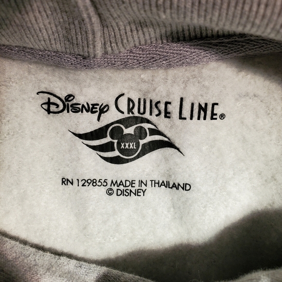 Disney Cruise 🛳 Line Pullover Hoodie Size XXXL L👀K Captain Mickey - Picture 3 of 16